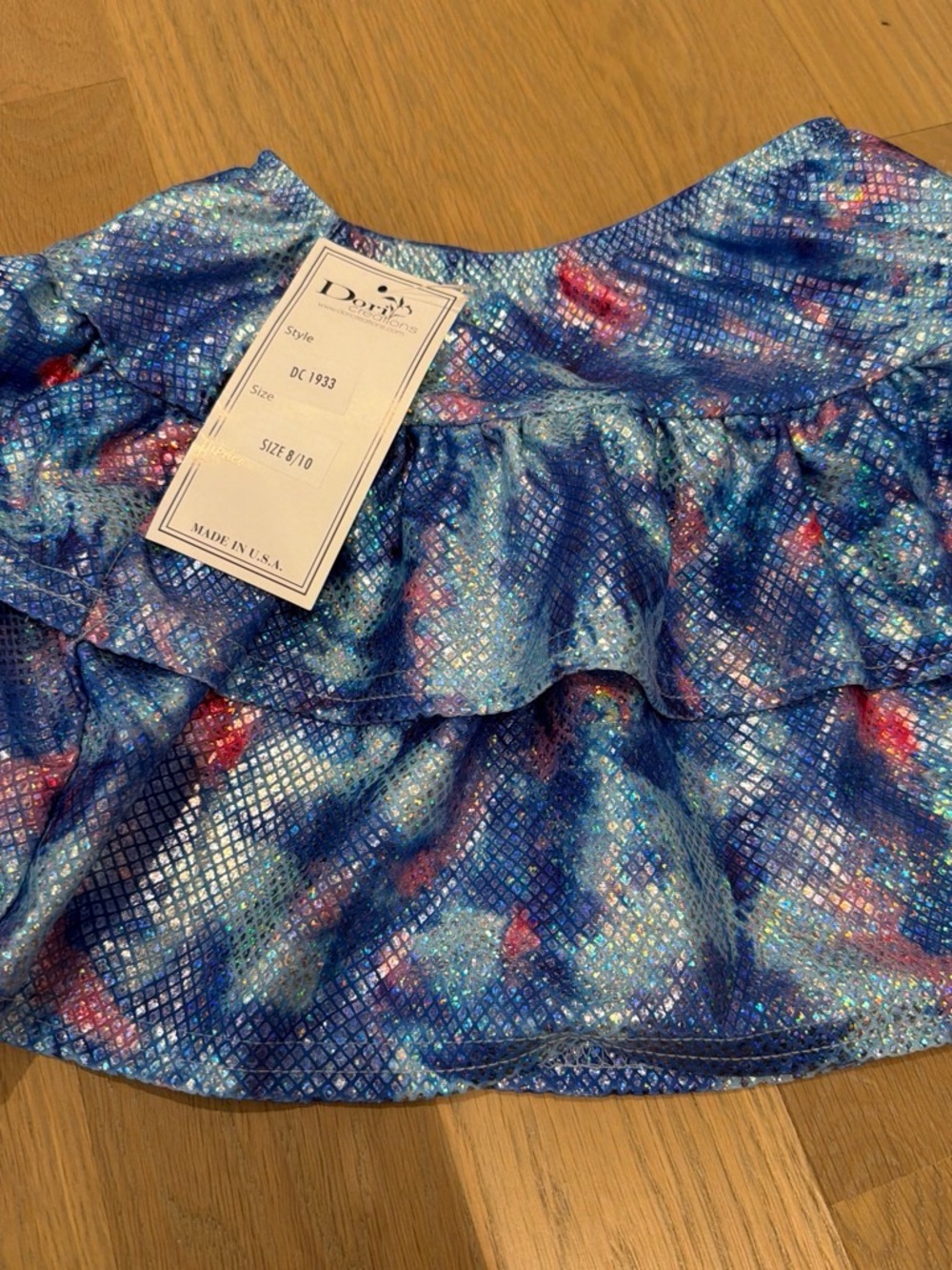 Doritos? Blue Galaxy Ruffle Skirt for Kids